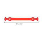 Patikil Tennis Vibration Dampeners, 4 Pack Silicone Racquet Shock Absorber Racket String Damping, Red