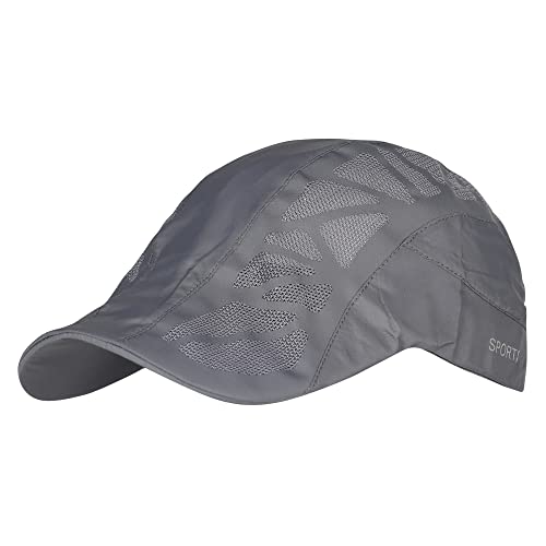 Isweven Polyester Printed Summer Breathable Mesh Baseball Cap Quick Drying Hats For Men Outdoor Light Weight Uv Protection Cap (