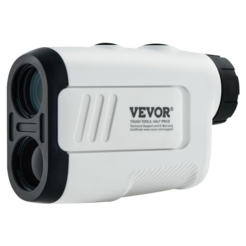 Vevor Golf Rangefinder, 650 Yards Laser Golfing Hunting Range Finder, 6X Magnification Distance Measuring, Golfing Accessory Wit