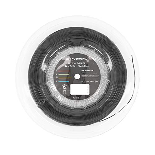 Dunlop Sports Black Widow Tennis String 660' Reel 16G-660' Reel