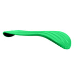 Krown Snowskate Plastic Polymer Skateboard Style Dual Kick Snowboard With Foam Grip - 32'' Carve, Green Carve