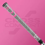 SuperStroke Cross Comfort Golf Club Grip, Gray/Pink (Undersize), Pack of 13 Soft & Tacky Polyurethane That Boosts Traction X-Sty