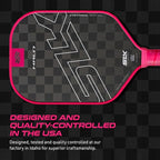 Selkirk Slk Halo Control Max Pickleball Paddle | Raw Carbon Fiber Pickleball Paddle With A Rev-Core Power Polymer Core | The Pic