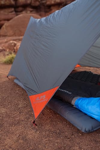 Alps Mountaineering Ultra-Light Tarp Shelter - Charcoal/Red