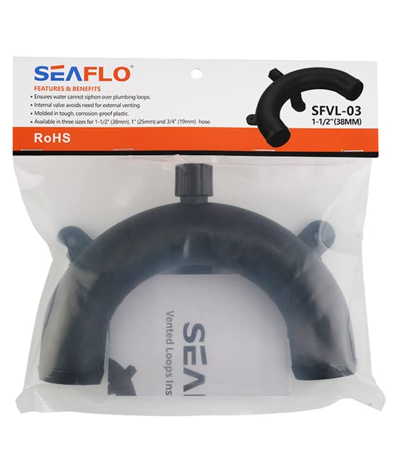 Seaflo Vented Loop Choose Size And Pack Quantity (1'', 2-Pack)