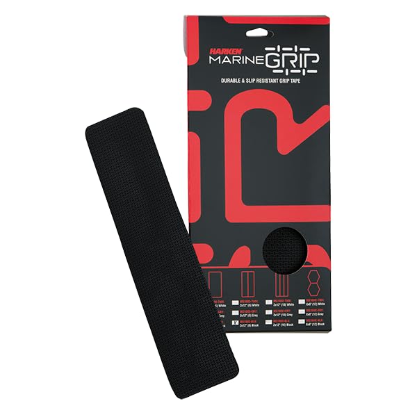 Harken Marine Grip Tape - 6 X 12 - Grey - 6 Pieces