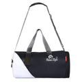 Risen Style Gym Bag For Men And Women | Sports Duffle Bag With Shoe Compartment | Workout, Exercise, Fitness(Black & White)
