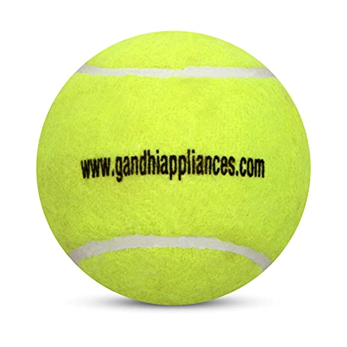 Nivia Heavy Tennis Ball Cricket Ball (Pack Of 6), Yellow