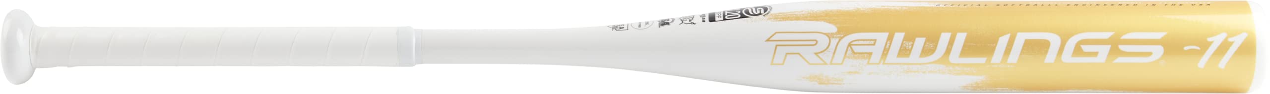 Rawlings Ombre Fastpitch Softball Bat | -11 | 1 Pc. Aluminum | Gold | 30 Inch