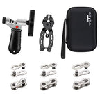Wotow Bike Chain Repair Tool Kit Set, Cycling Bicycle Chain Breaker Splitter Cutter & Wear Indicator Checker & Master Link Plier