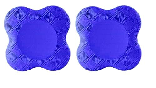 Vedam Yoga Knee Pad  Kneeling Support, EcoFriendly & Lightweight Cushion For Knees, Hands, Wrists, And Elbows (Dark Blue)