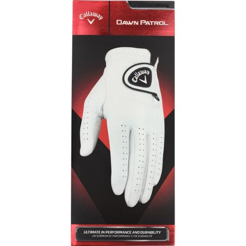 Callaway Men'S Dawn Patrol Golf Glove, Cadet Large, Left Hand, Prior Generation, White