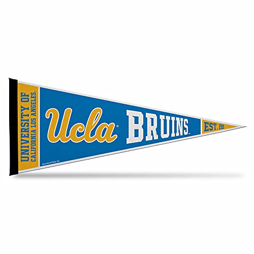 Rico Industries Ncaa Ucla Bruins Exclusive 12'' X 30'' Felt Wall D  Cor Pennant - Great For Home/Bed Room/Man Cave D  Cor