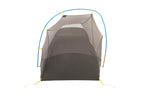 Sierra Designs High Side 1 Person Tent, Ultralight Freestanding Solo Shelter For Backpacking, Camping, And Bikepacking With Awni