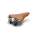 Brooks England B67 Softened, Handmade Leather Bike Saddle With Suspension Springs, Dark Tan, One Size