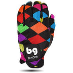 Bender Gloves Womens Spandex Golf Glove, Worn On Left Hand (Argyle, Medium)