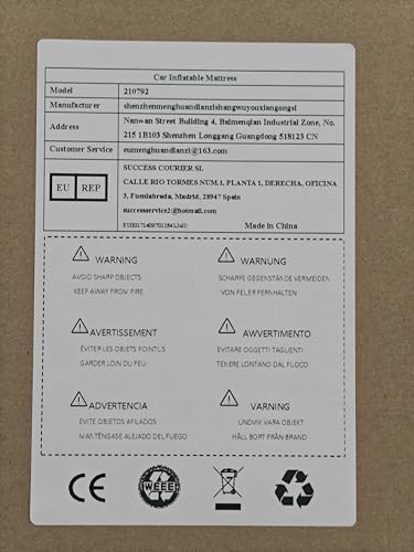 Iswees Car Air Mattress,Camping Air Mattresses,Car Bed,Suv Air Mattress With Electric Pump,Two Piers And 2 Pillows,Car Inflatabl