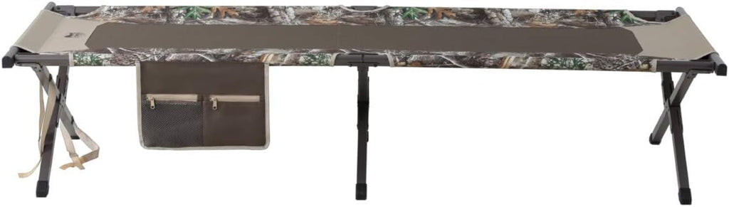 Timber Ridge Folding Cot, Support Up To 300 Lbs, Camo/Tan