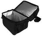Patriot Coolers Duo Lunch Bag - 15 Can Lunch Cooler With Dual Compartments And Convenient Carry Strap (Black)