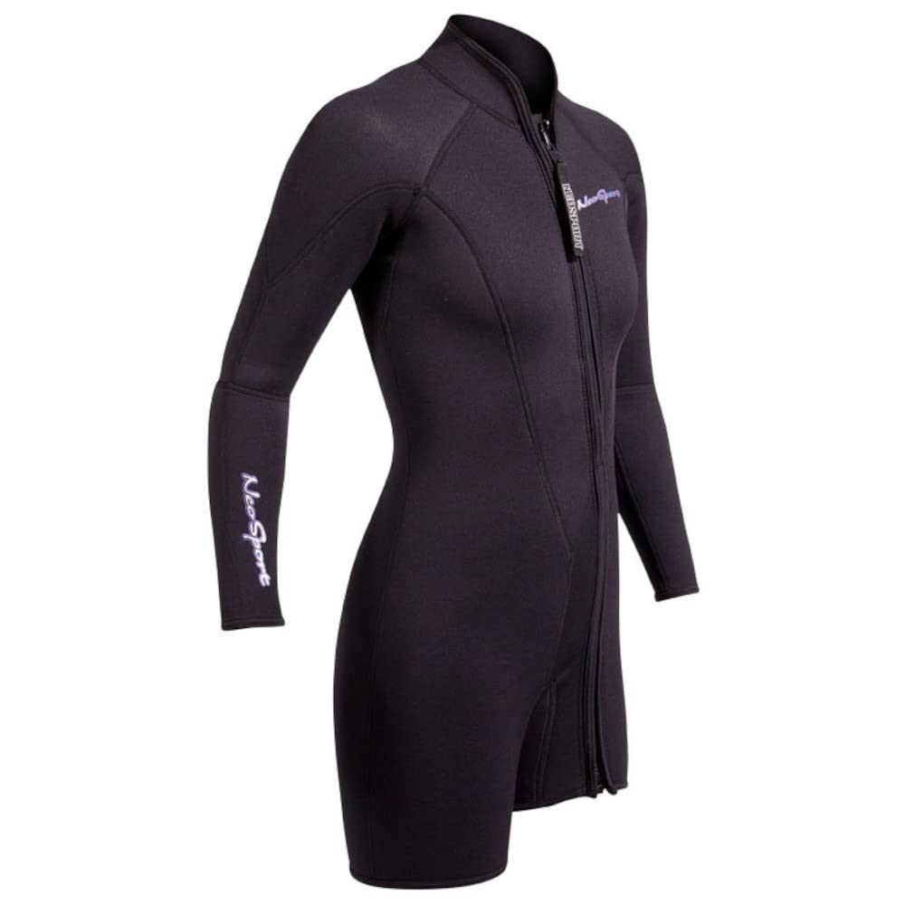 Neosport 3Mm Womens 2-Piece Step-In Suit - Black - 12