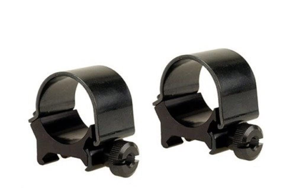 Weaver 1 Ring Detachable Top Mount Medium Black, Clam