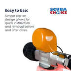 Scuba Choice Scuba Diving Tank Valve Cap Protector, Orange