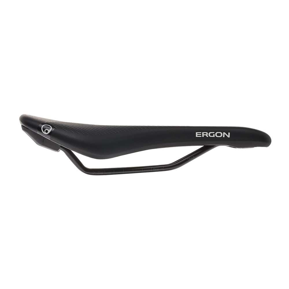 Ergon - Sr Comp Ergonomic Comfort Bicycle Saddle  For Road, Race And Gravel Bikes  Mens  Small/Medium  Black
