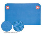 Ecowise Deluxe Workout / Fitness Mat W/Eyelets, 5/8'' X 23'' X 72'' - Blue Dhalia