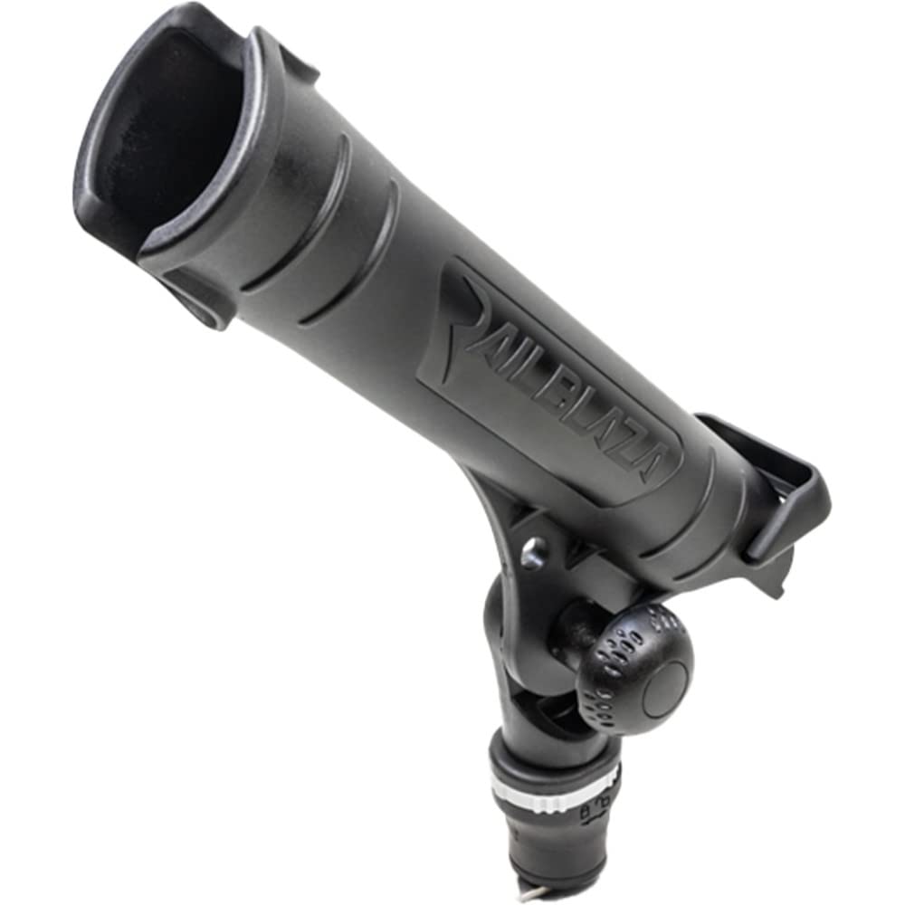 Railblaza Kayak Rod Holder Tube With Miniport Track Mount Base For Baitcasting, Spinning And Conventional Reels