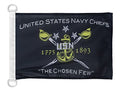AZ FLAG - United States Navy Chief Flag - 45x30cm - United States Navy Chief Special Boat and Outdoor Blocked Mesh Nautical Flag