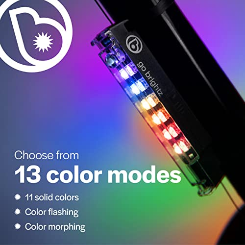 Brightz Gobrightz Led Bicycle Frame Accessory Light, Color Morphing