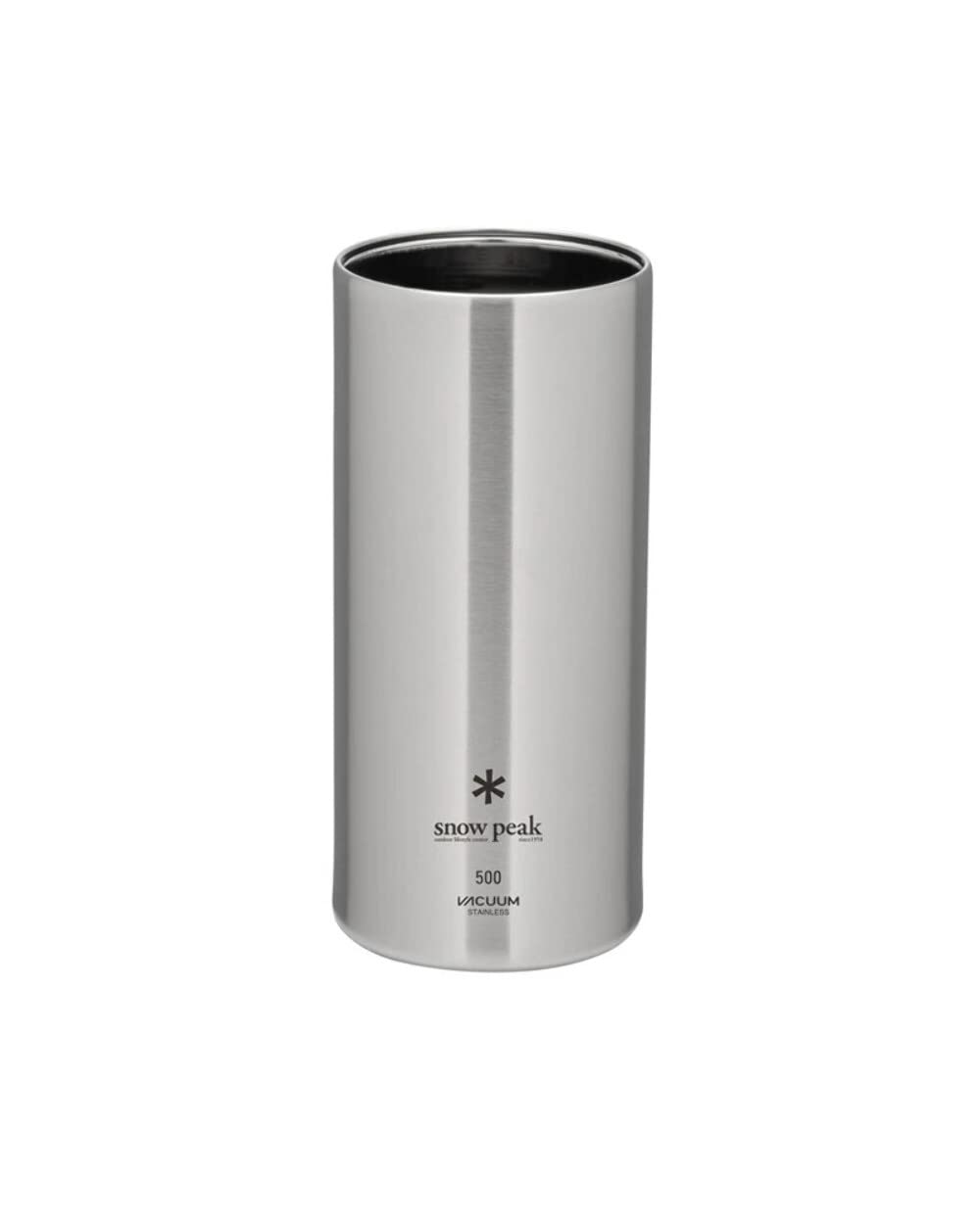 Snow Peak Shimo Can Cooler Vacuum-Insulated To Keep Canned Beverages Cold