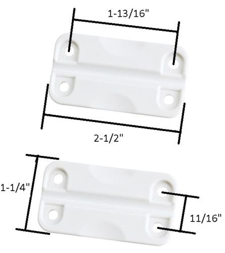 New Igloo Cooler Plastic Replacement Hinges + Stainless Screws