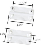 New Igloo Cooler Plastic Replacement Hinges + Stainless Screws