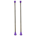 Dasiyoki Twirling Baton 2 Pieces Spinning Dance Baton Metal Gymnastics Parade Stick for Child in Majorette (Colorful Version, 2 
