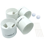 Xcellent Golf Green Cups Plastic Golf Hole Cups For Backyard Practice Putting Green,Outdoor Indoor Golf Putting Cup,2Pcs Practic