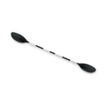 Intex 69629E 86 Kayak Paddle: Ribbed Spoon Shaped Blades - Durable Lightweight Shaft - Comfortable Grips - 3-Position Feather Ad