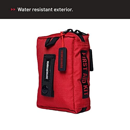 Surviveware 45 Piece Mini First Aid Kit For Travel Camping Gear, Survival Kits, And Home Essentials