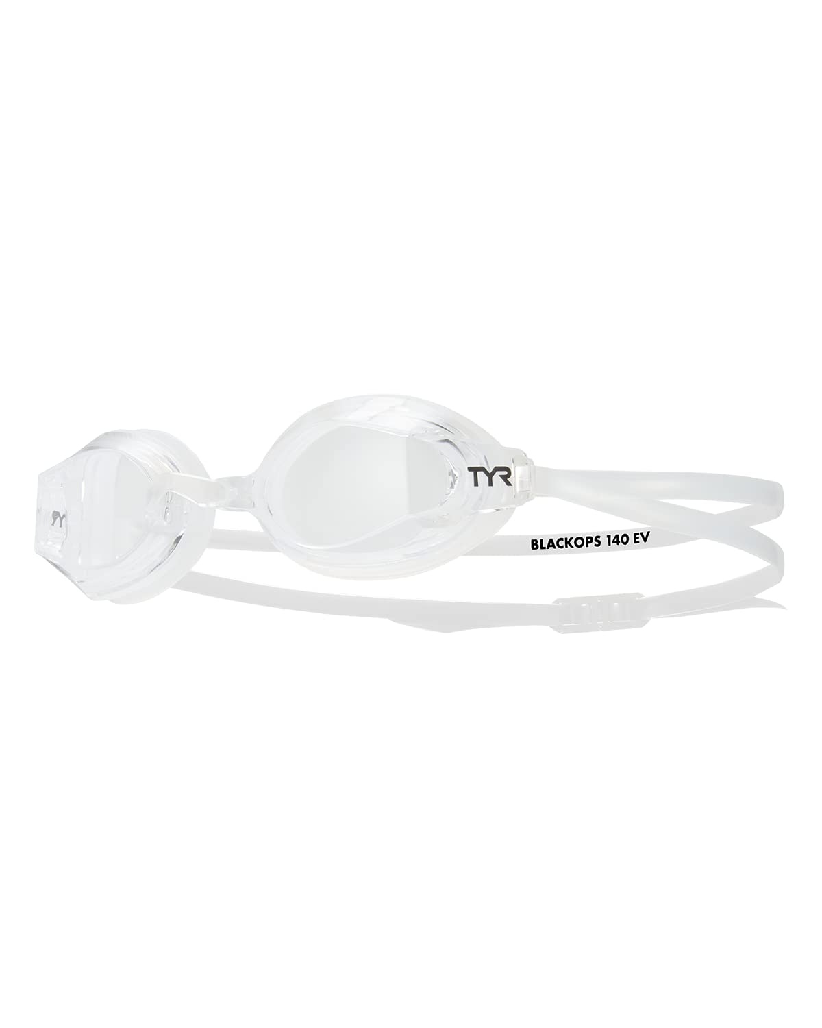 Tyr Blackops 140 Ev Racing Goggles - Junior Fit, Clear/Clear