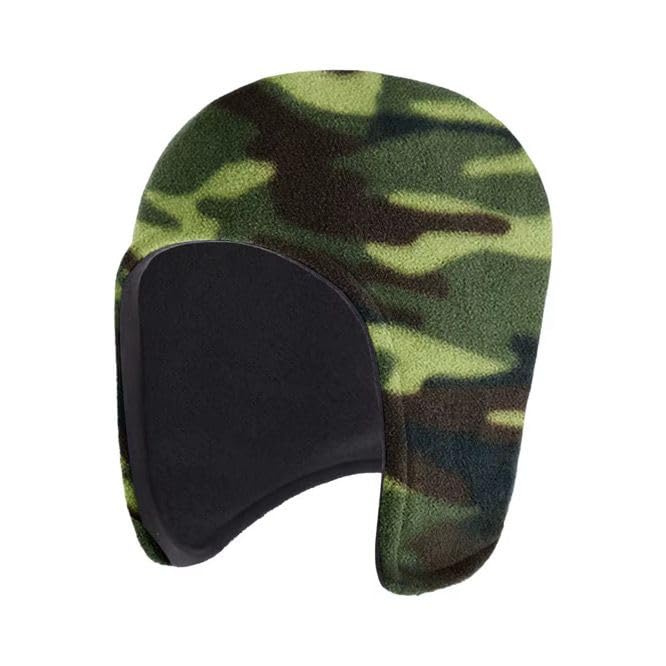Future Tabs Elderly Friendly Winter Sleeping Cap  Green Camouflage | Double Layer Thickening For Warmth And Cold Protection | S