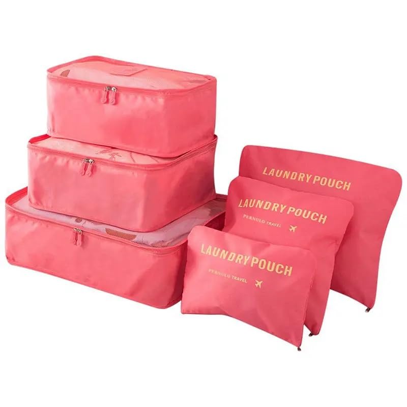 Earthcone Men And Women Packing Cubes Travel Organiser Pouch Bag Set