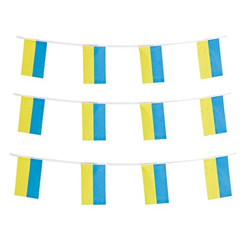 Ukraine Flags Ukrainian Small String Mini Flag Pennant Banner Decorations