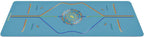 Liforme Printed Yoga Mat - Free Yoga Bag, Patented Alignment System, Warrior-Like Grip, Non-Slip, Eco-Friendly, Biodegradable, S