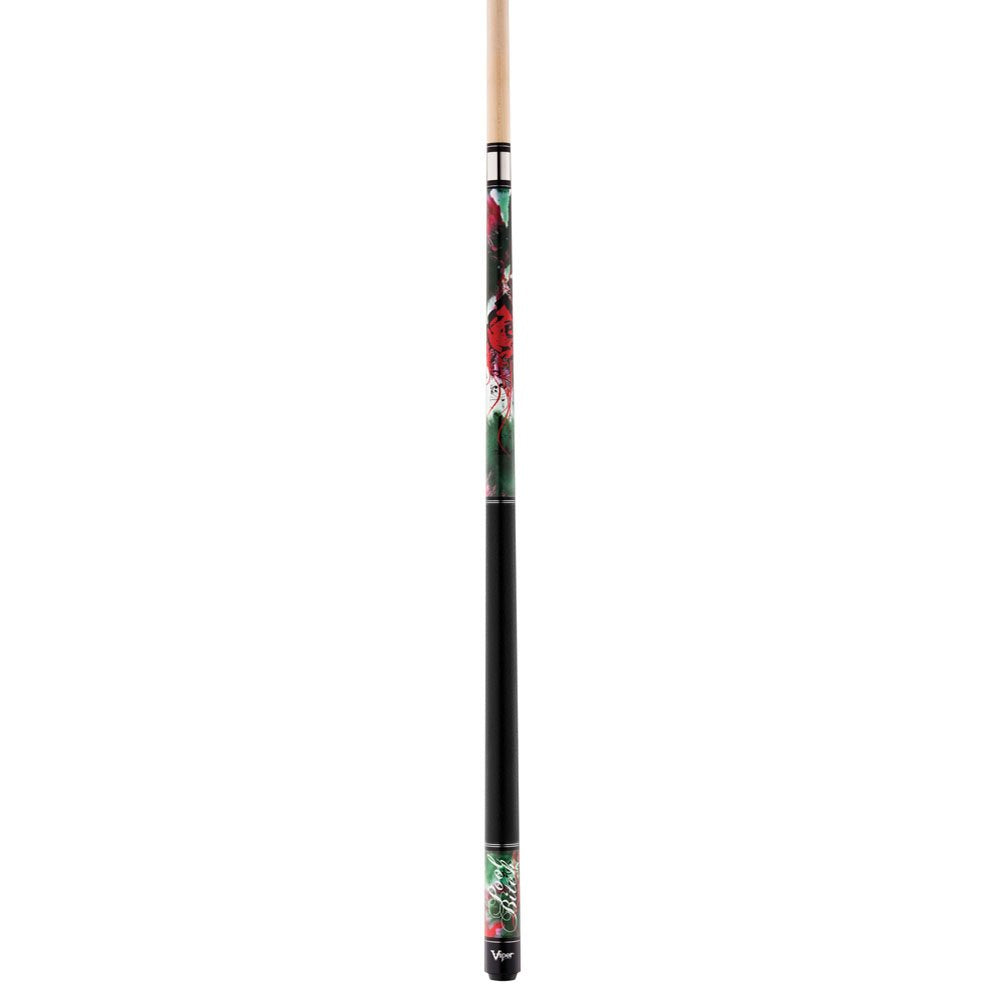Viper By Gld Products Underground 58'' 2-Piece Billiard/Pool Cue, Pool Bitch, 18 Ounce, Black (50-0651-18)
