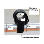 Two Fish Lockblocks Flashlight Holder , Black