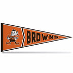 Rico Industries Nfl Football Cleveland Browns Retro - Alt 12'' X 30'' Felt Wall D  Cor Pennant - Great For Home/Bed Room/Man Cav