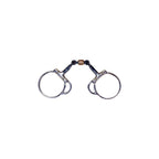 Reinsman 251 Trail Dee 3-Piece Smooth Sweet Iron Snaffle With Copper Roller; Stage A