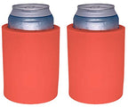 Blank Thick Foam Old School Can Cooler (2 Pack, Pink)