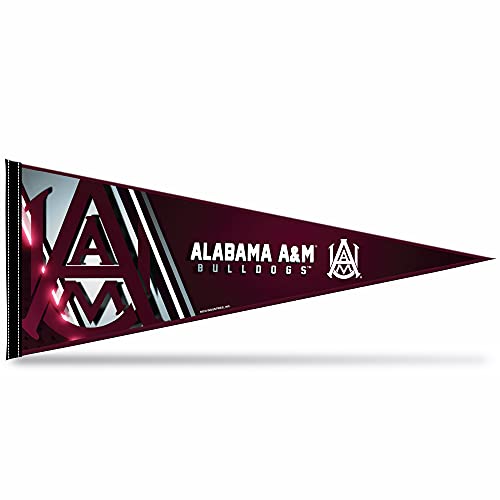 Rico Industries Ncaa Alabama A&M Bulldogs Primary 12'' X 30'' Felt Wall D  Cor Pennant - Great For Home/Bed Room/Man Cave D  Cor
