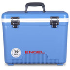 Engel Uc19 19Qt Leak-Proof, Air Tight, Drybox Cooler And Small Hard Shell Lunchbox For Men And Women In Blue